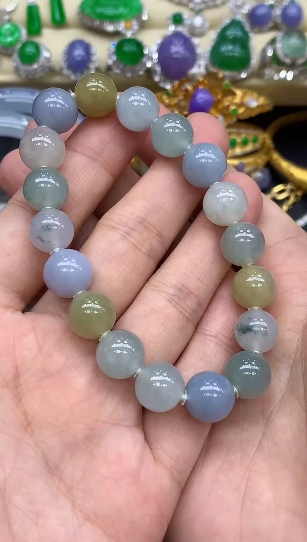 未镶嵌手串翡翠358-中国好珍宝