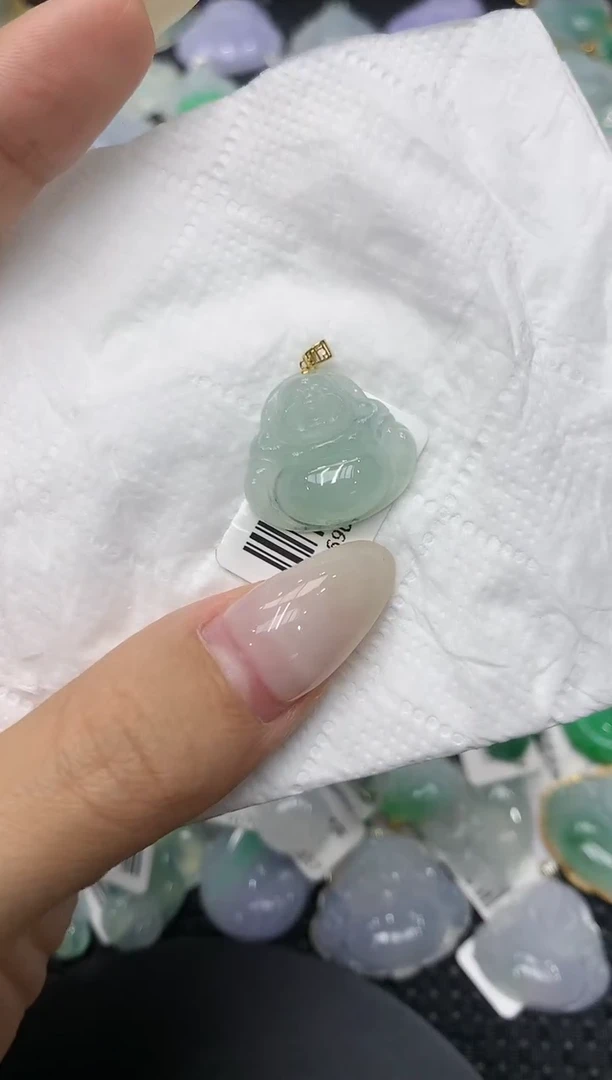 颈饰18K金镶嵌翡翠11111111111