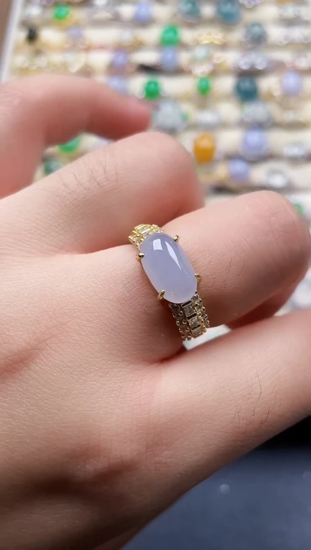 银S925镶嵌戒指翡翠47