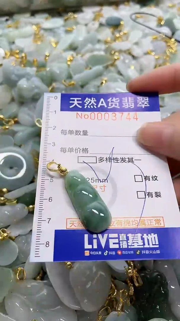 颈饰未镶嵌翡翠天然A货翡翠