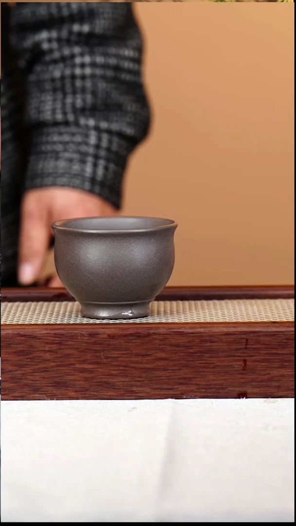 茶杯紫砂天青-024