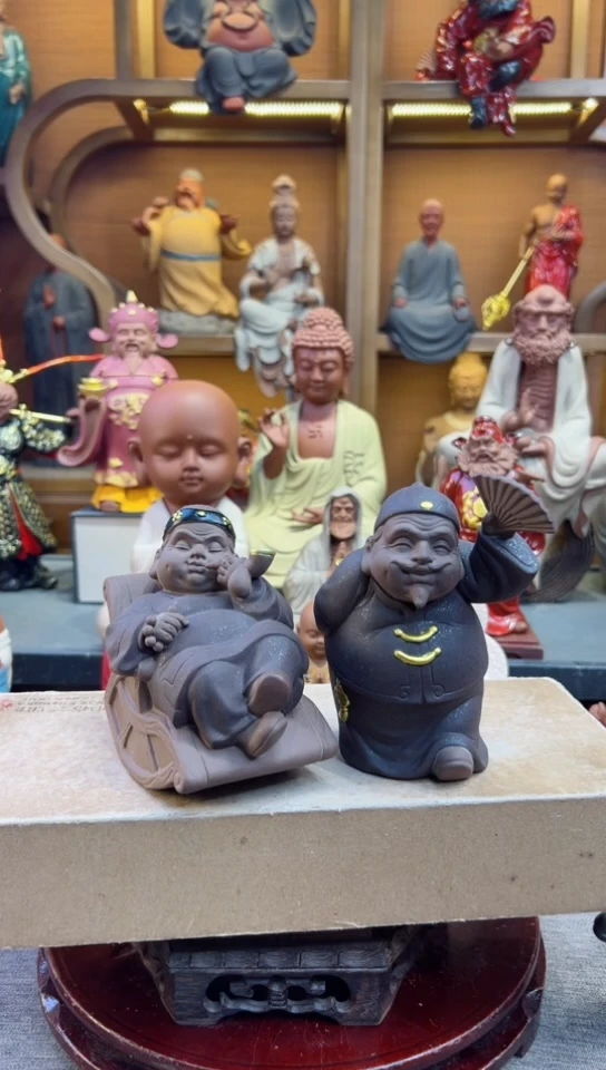 紫砂茶宠器闵茶宠摆件