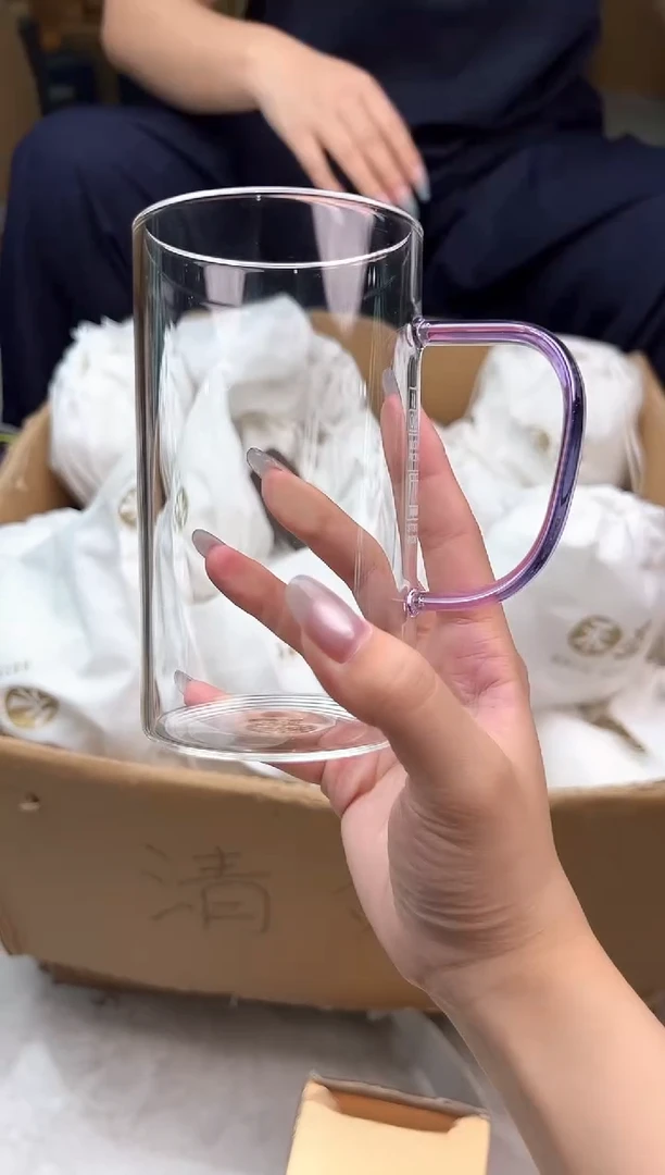 禾墨绿茶杯子浅紫色