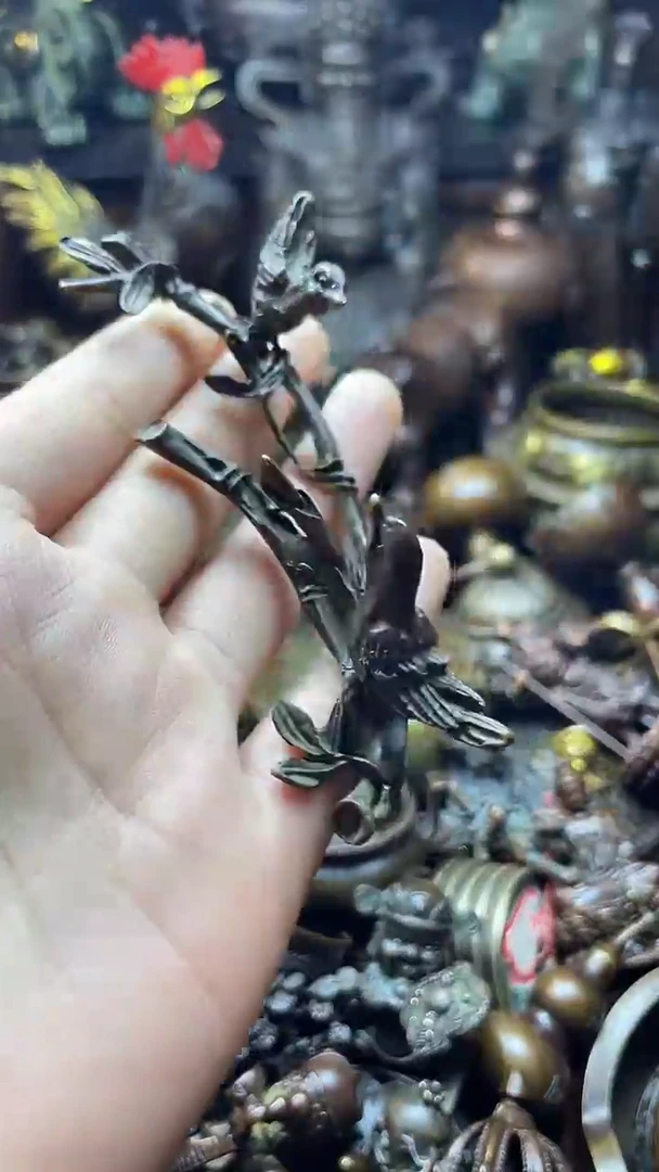 闪购链接，点击下单，有运费险，铜摆件