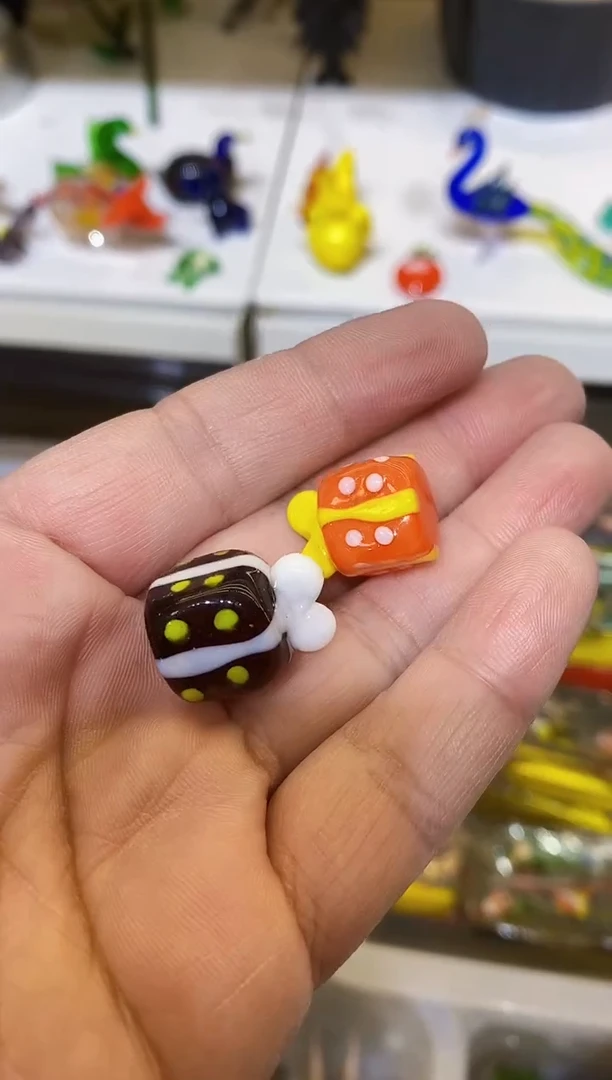 【闪购商品】琉璃手工艺品微瑕礼物盒2个