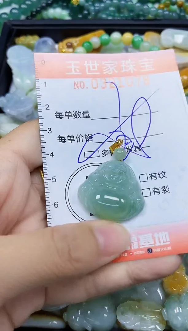 翡翠未镶嵌颈饰闪购0321078多样性发其一