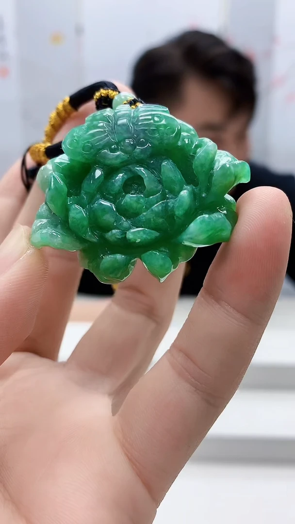 定制翡翠未镶嵌5060bb-毛货挂件74