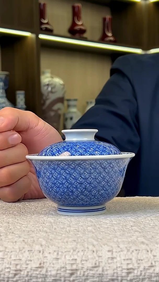 瓷片景德镇毛仔柴窑杯