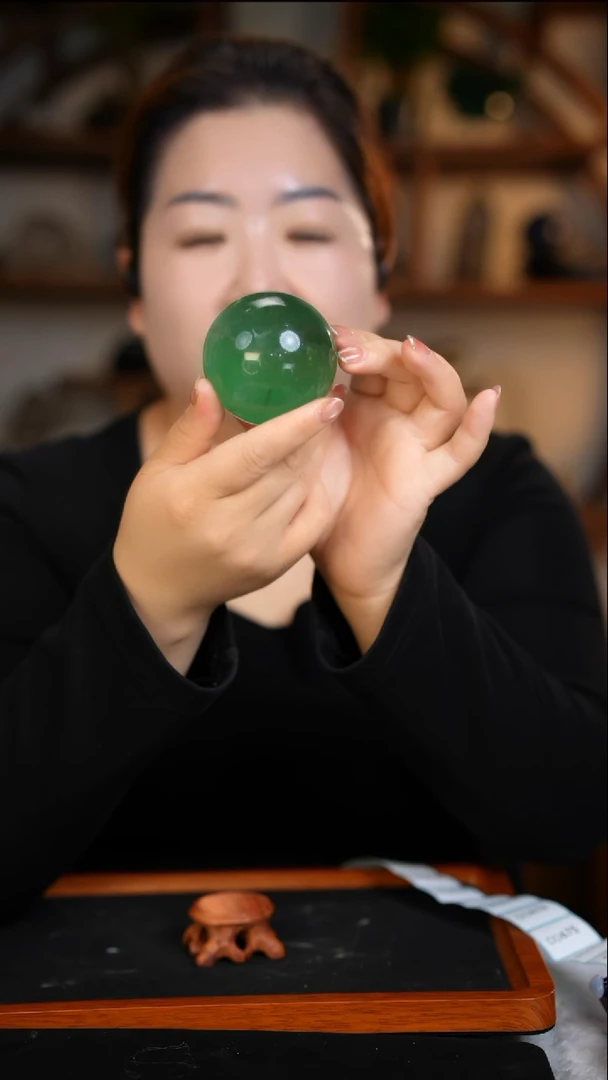 未镶嵌球萤石萤石球D664