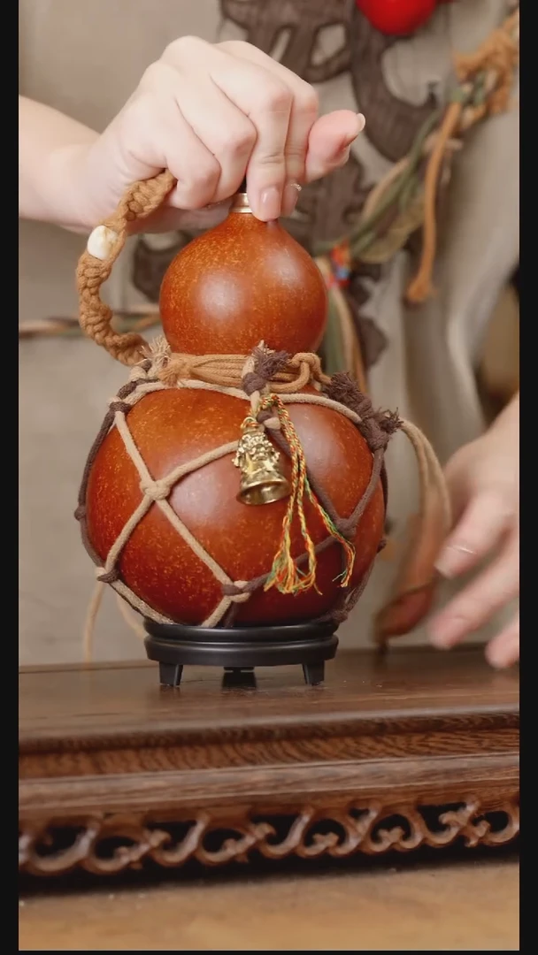 51号精品天然大漆酒葫芦一物一拍~