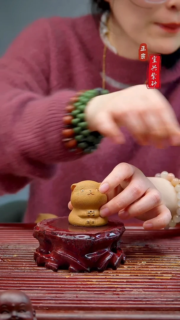 紫砂茶宠宜兴紫砂茶宠摆件