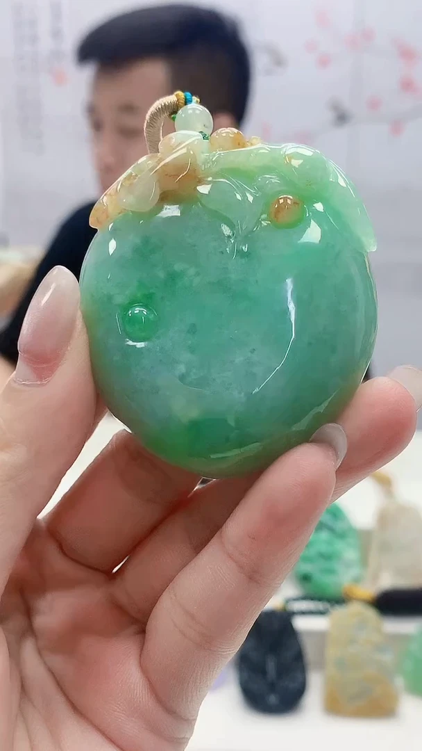 定制翡翠未镶嵌4812lr-毛货挂件70