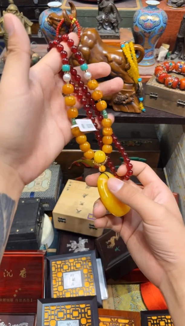 未镶嵌蜜蜡裸石A刘哥专属高端精品34