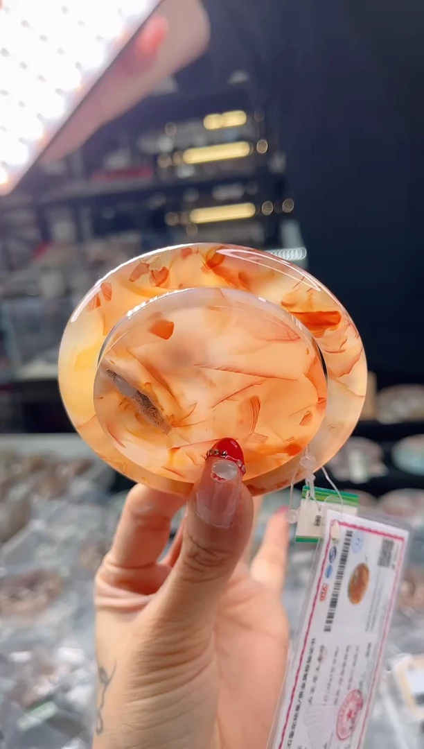 未镶嵌手镯石英质玉圈口（赠品镯心）