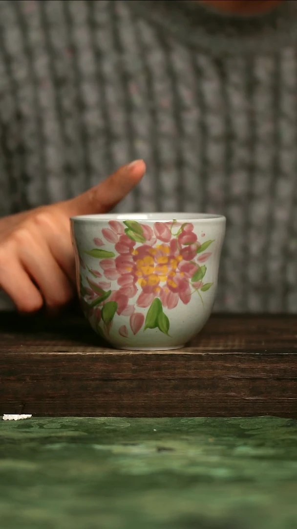 青诗集手工手绘瓷器