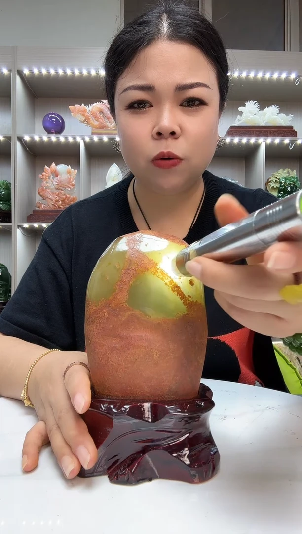 天然岫玉摆件家居摆件