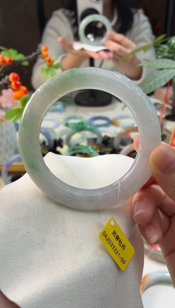 未镶嵌手镯翡翠16  翡翠手镯 59