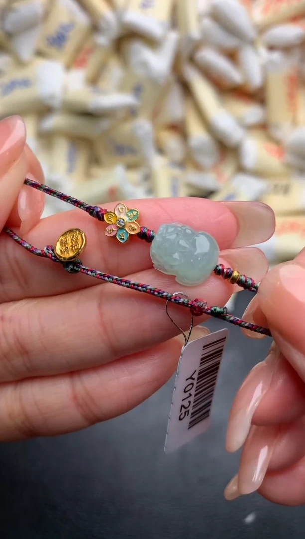 银S925镶嵌挂件翡翠一