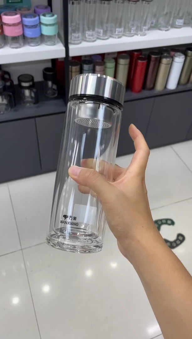 高硼硅玻璃盖子款万象双层V410-480ML