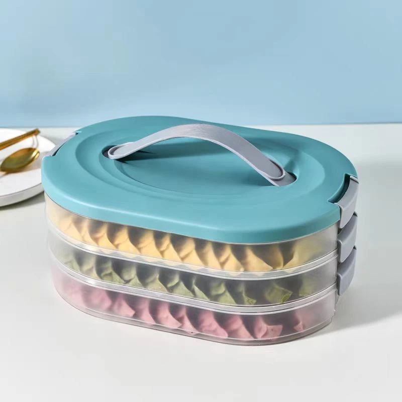 3609   三层保鲜收纳盒饺子盒