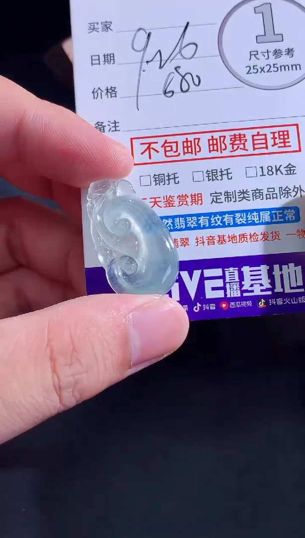 颈饰未镶嵌翡翠还****翅！
