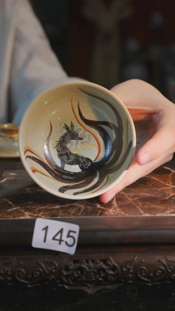 杯子等烟雨陶瓷手作主人杯145