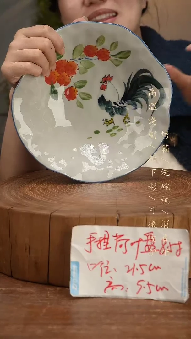 碗瓷景德镇手工手绘高温瓷釉下彩