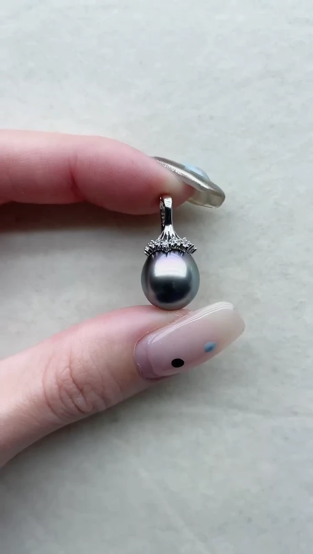 【闪购商品】海水珍珠吊坠银S925镶嵌Y17