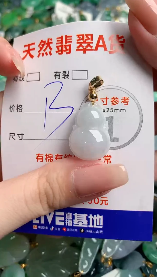 翡翠未镶嵌颈饰24002245