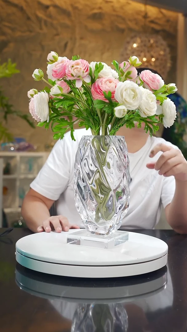 手工艺品琉璃净色设计款花器