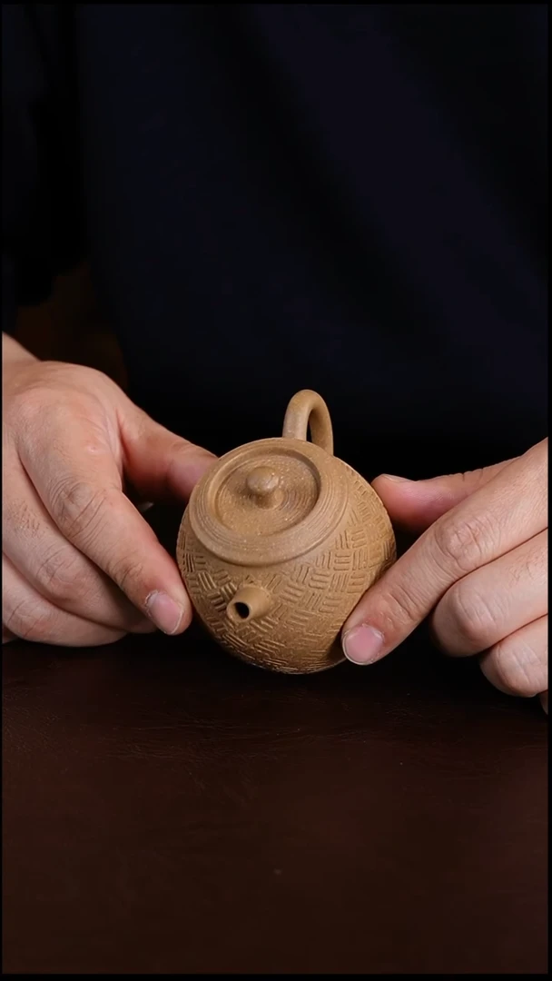 茶壶紫砂黄金段泥瓦罐壶