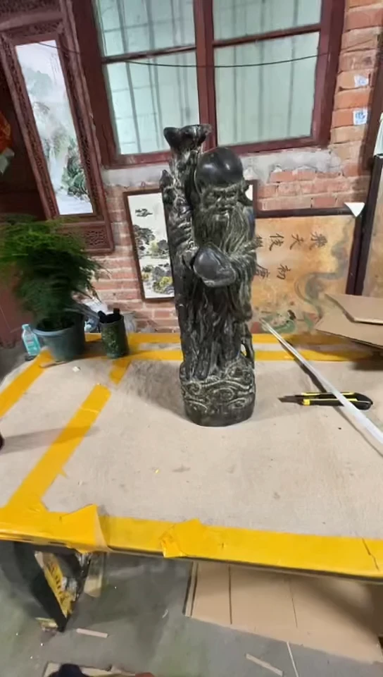 【闪购商品】木木雕欢迎光临香木摆件