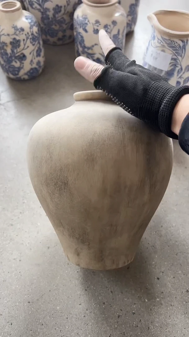 【闪购商品】陶瓷花盆高23cm内口5.5cm