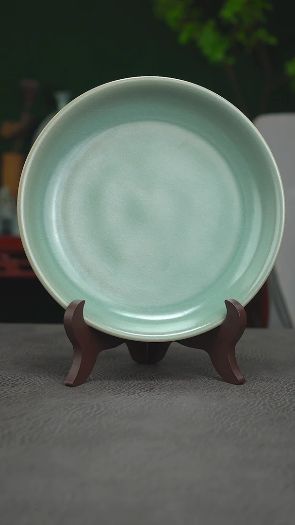 扫地僧69汝窑盘20一级品-二