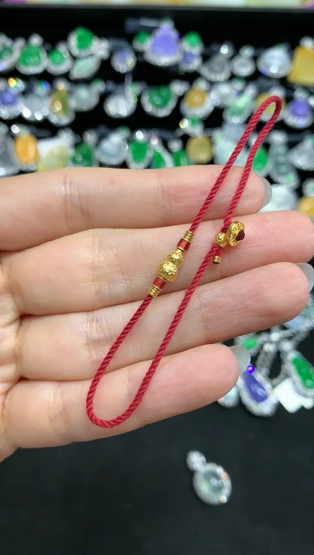 【闪购商品】定制足金手链W202|1599