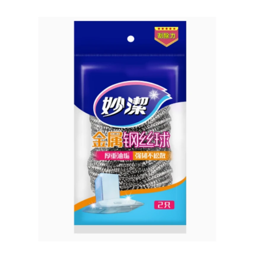 妙洁C型金属钢丝球2只装0204
