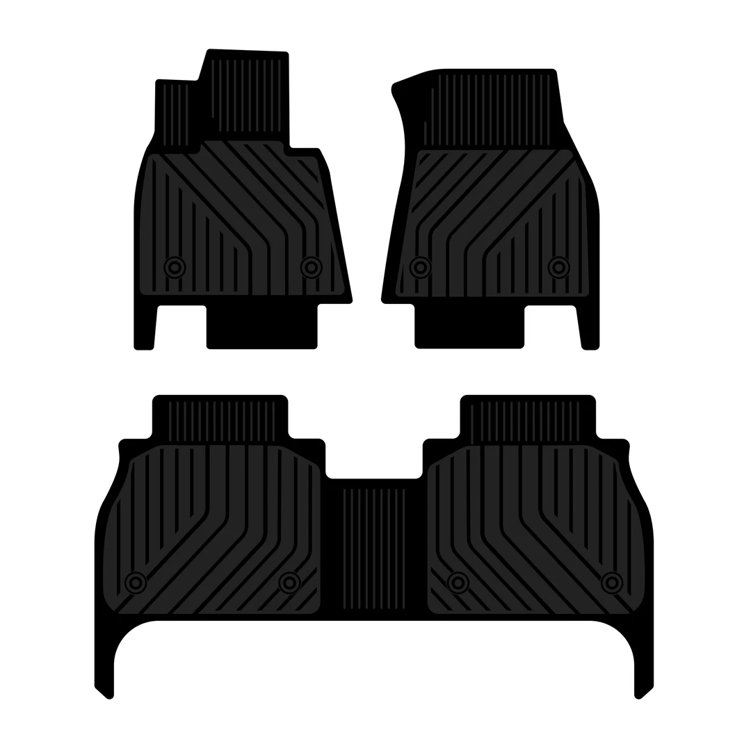 百德TPE脚垫适用于宝马3系5系X5X3专车专用防水服帖耐磨