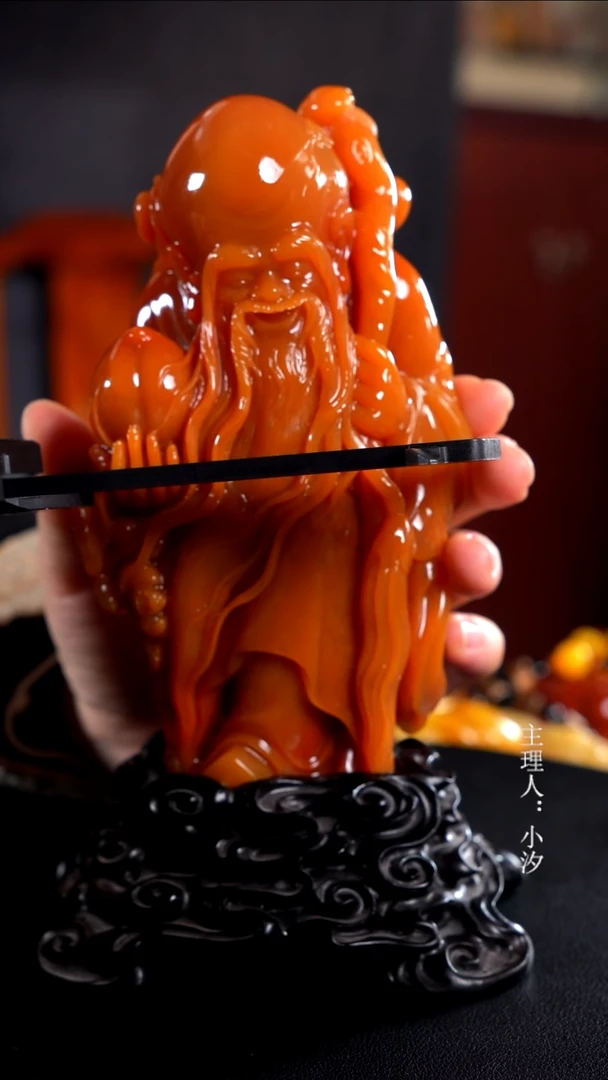 寿山石轻**卡寿山石摆件