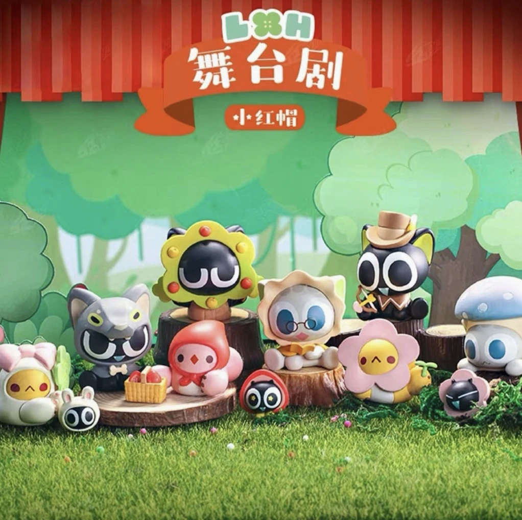 【正版代拆】52TOYS 罗小黑动漫卡通小公仔周边猫形潮玩手办摆件