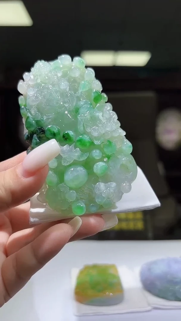 未镶嵌定制翡翠01/1127/C/财神