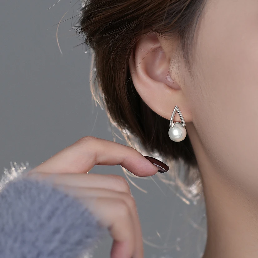 925银耳饰 纯银马蹄耳扣2025秋冬爆款明星同款轻奢耳环时尚耳饰