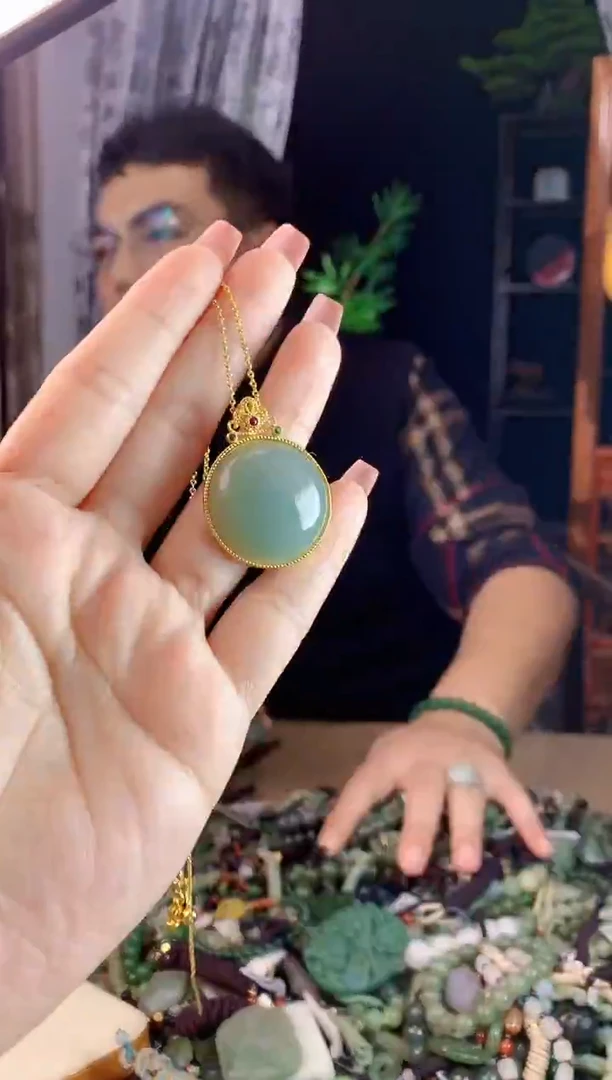 【闪购商品】和田玉挂件银S925镶嵌1