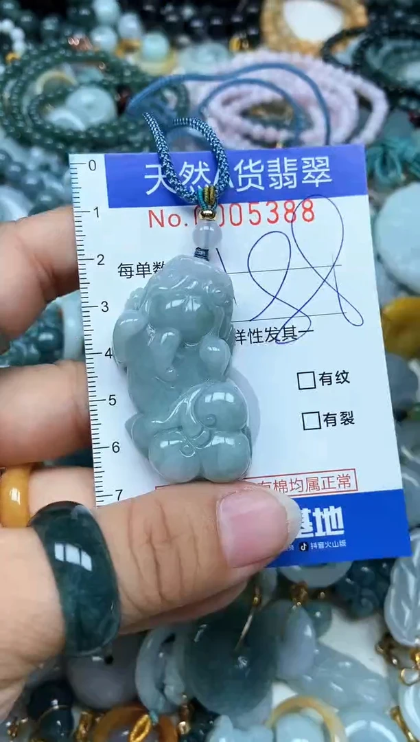 翡翠未镶嵌吊坠(不含链)翡翠