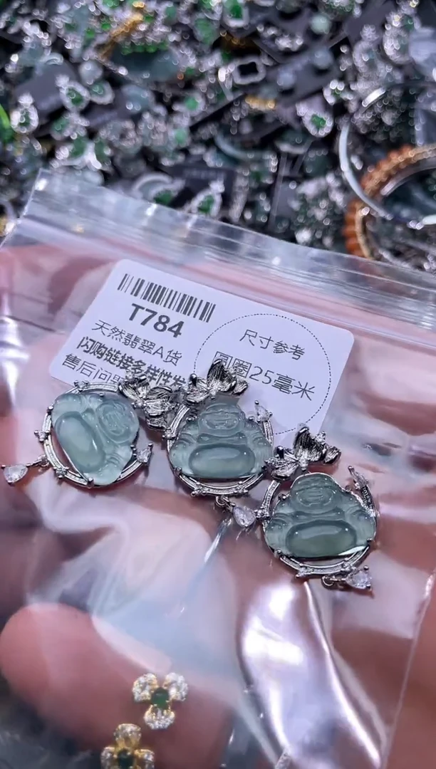 【闪购商品】翡翠颈饰未镶嵌T784多样性发其一