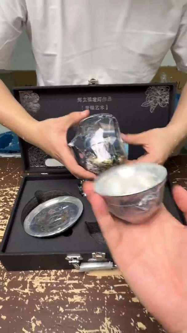 【闪购商品】茶具套装瓷胎包银@@@@@@@@@@