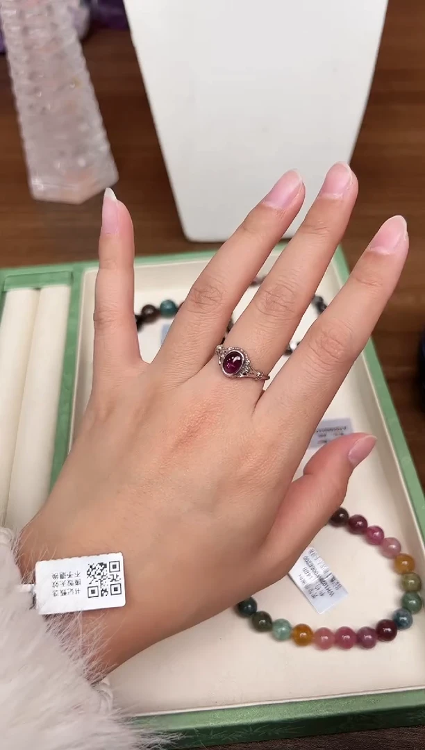 未镶嵌戒指石榴石悦1908