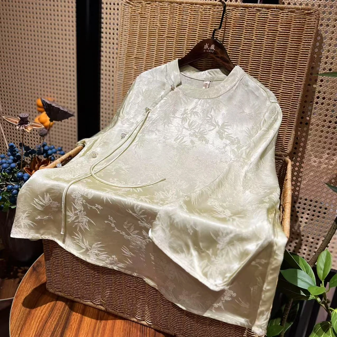 戚薇原创【一见倾心】长60夏季高品质国风上衣