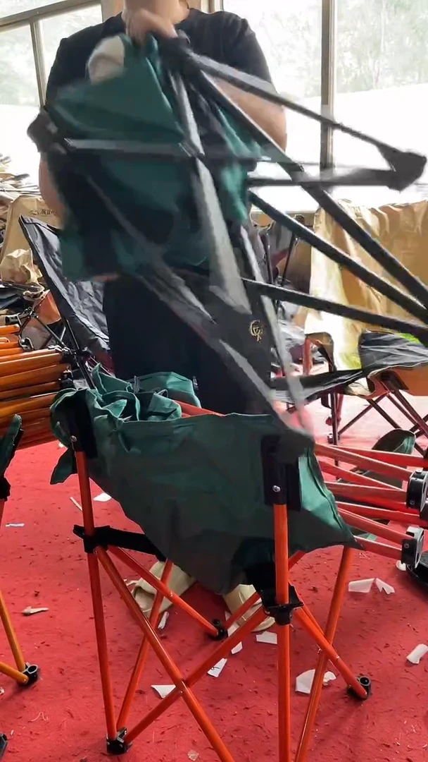 铁低背月亮椅 绿色