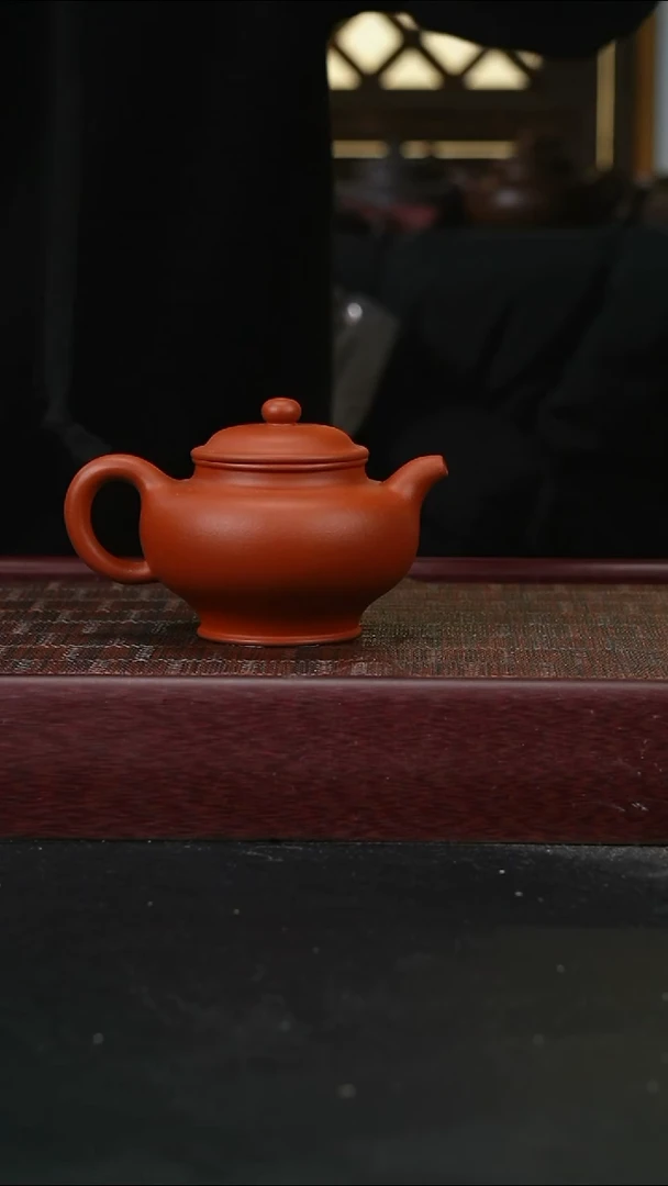 茶壶紫砂wh朱泥掇只220cc