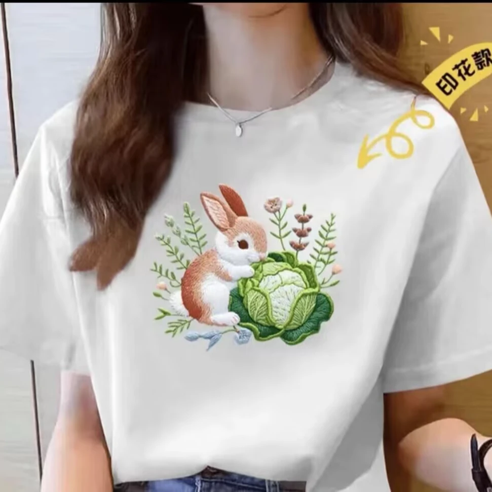 上新时尚休闲百搭夏季潮流半袖ins春夏韩版t恤